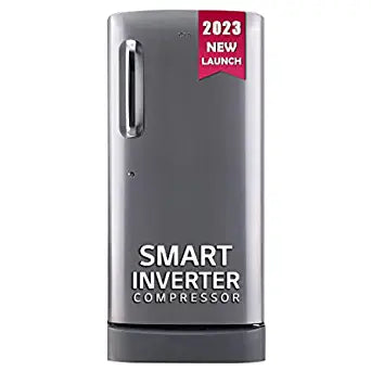 LG 185 L 5 Star Inverter Direct-Cool Single Door Refrigerator (GL-D201APZU, Shiny Steel, Base stand with drawer) LG 185 L 5 Star Inverter Direct-Cool Single Door Refrigerator (GL-D201APZU, Shiny Steel, Base stand with drawer)